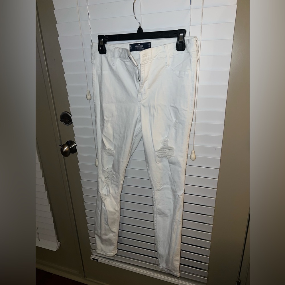 Ripped White Jeans